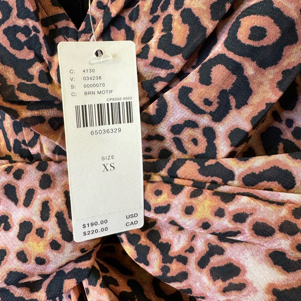 Anthropologie Leopard‎ Twist-Front Maxi Dress - Picture 3 of 4
